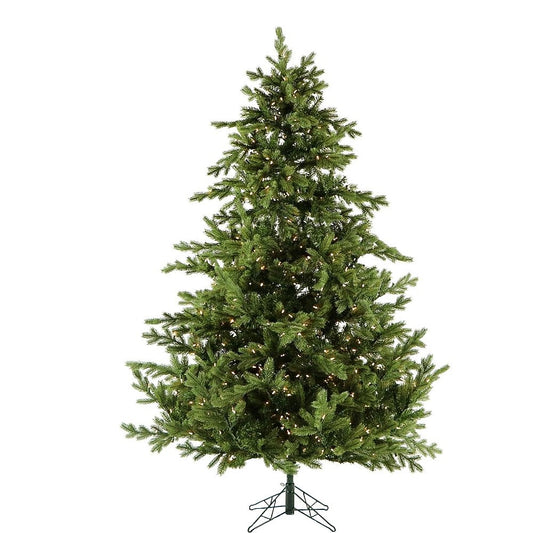 12.0-ft Foxtail pine Pre-lit Artificial Christmas Tree with Clear Incandescent Lights | USA Decoration®