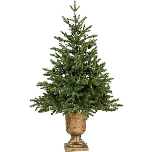 5-ft Greensboro Pre-lit Artificial Christmas Tree with Color Changing LED Lights | USA Decoration®