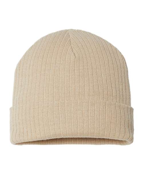 Sustainable Rib Cuffed Beanie | USA Decoration