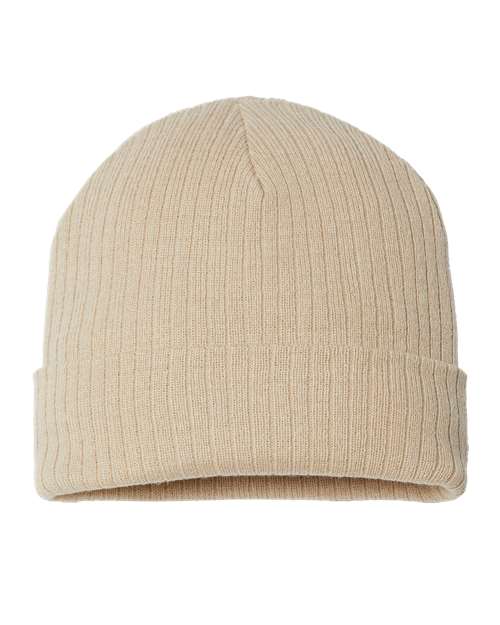 Sustainable Rib Cuffed Beanie | USA Decoration