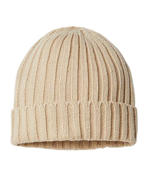 Sustainable Cable Knit Cuffed Beanie | USA Decoration
