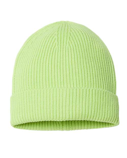 Sustainable Fine Rib Cuffed Beanie | USA Decoration