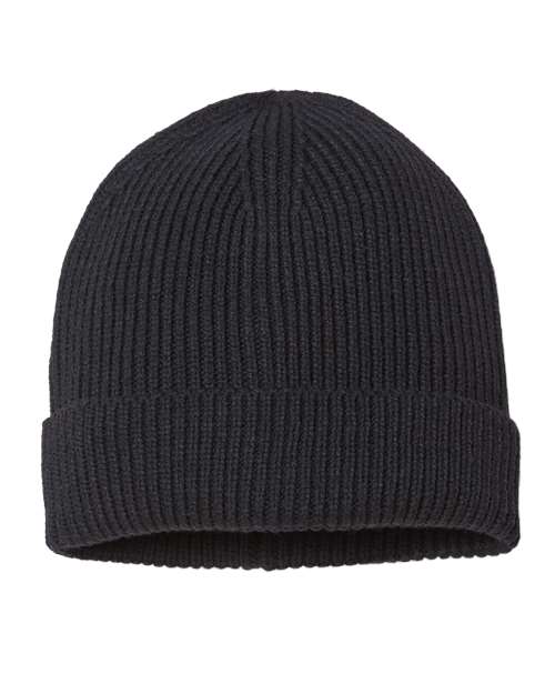 Sustainable Fine Rib Cuffed Beanie | USA Decoration