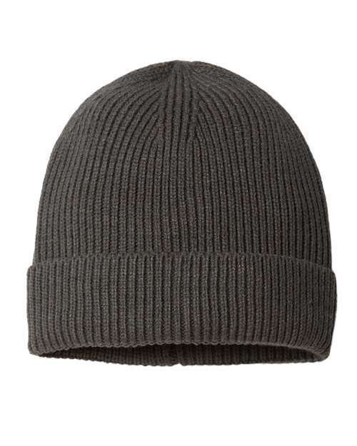 Sustainable Fine Rib Cuffed Beanie | USA Decoration