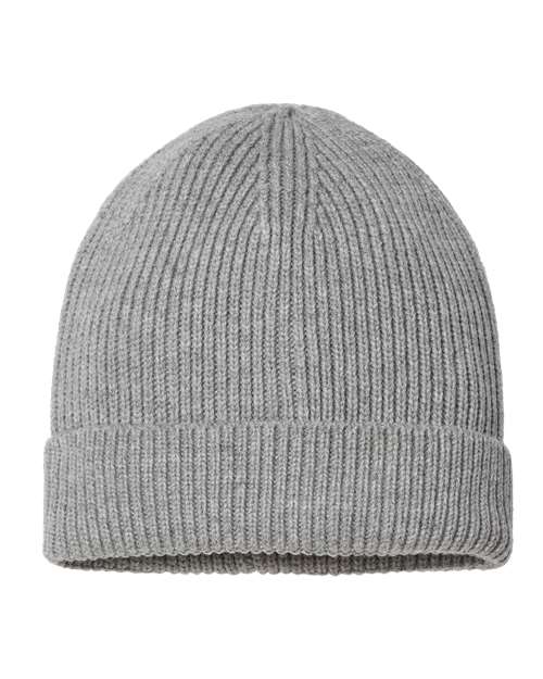 Sustainable Fine Rib Cuffed Beanie | USA Decoration