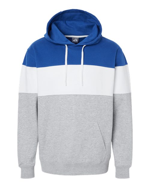 Varsity Fleece Colorblocked Hooded Sweatshirt | USA Decoration