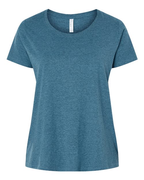 Curvy Collection Women's Fine Jersey Tee | USA Decoration