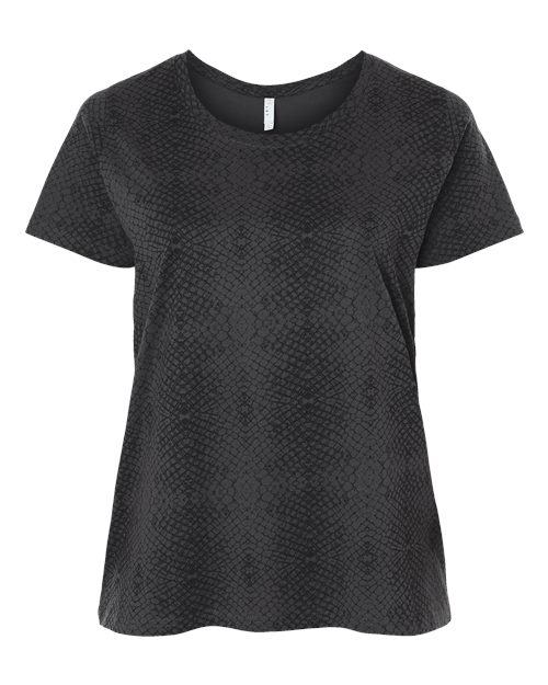Curvy Collection Women's Fine Jersey Tee | USA Decoration