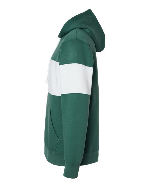 Classic Fleece Colorblocked Hooded Sweatshirt | USA Decoration