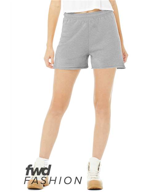 FWD Fashion Women's Cutoff Fleece Shorts | USA Decoration