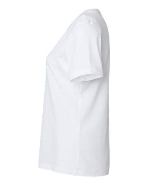 Women's Relaxed Heather CVC V-Neck Tee | USA Decoration