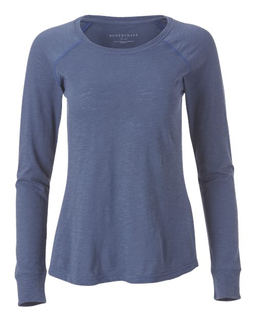 Women's Solid Preppy Patch Long Sleeve T-Shirt | USA Decoration