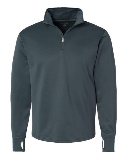 Recycled Polyester Stretch Quarter-Zip Pullover | Classic Fleece Performance Pullover | USA Decoration