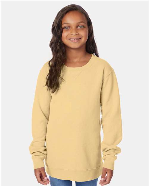 Garment-Dyed Youth Crewneck Sweatshirt | USA Decoration®