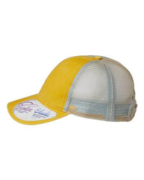 Women's Washed Mesh-Back Cap | USA Decoration