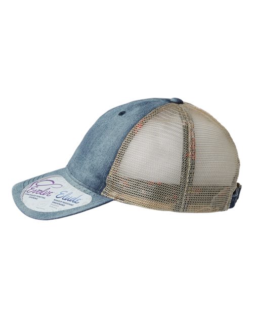 Women's Denim Mesh-Back Cap | USA Decoration