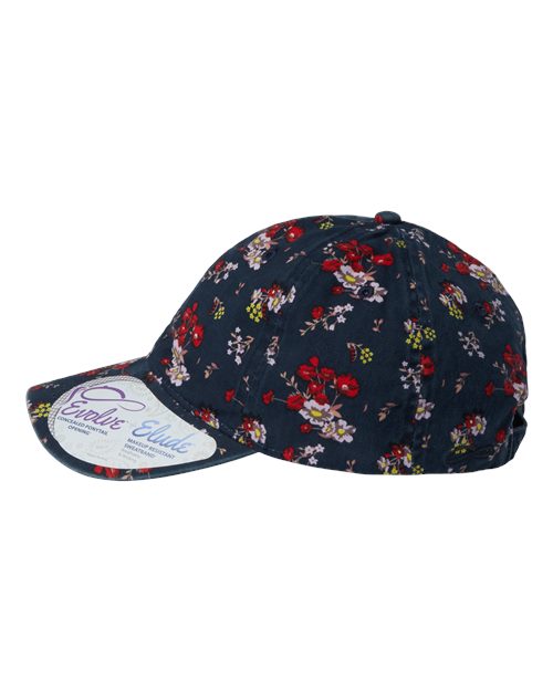 Women's Garment-Washed Fashion Print Cap | USA Decoration