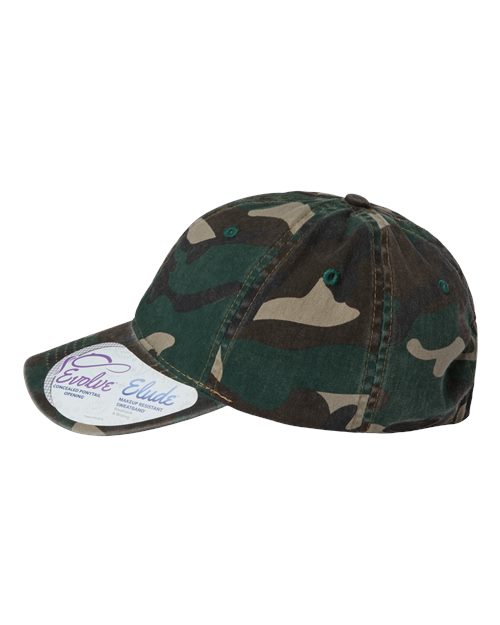 Women's Garment-Washed Fashion Print Cap | USA Decoration