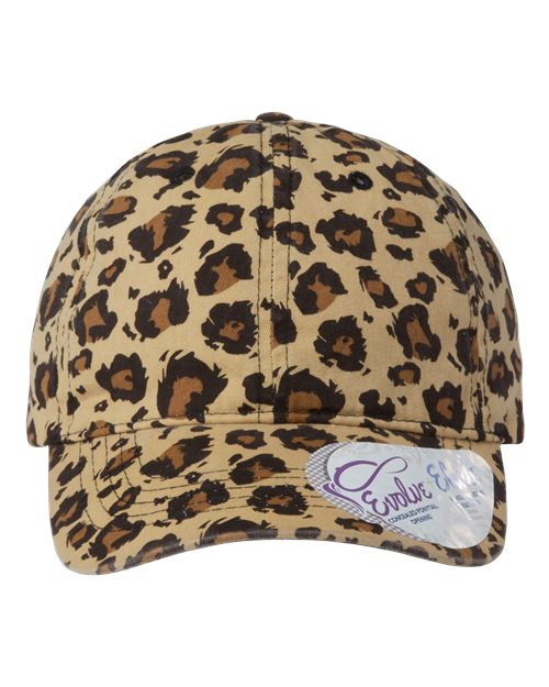Women's Garment-Washed Fashion Print Cap | USA Decoration