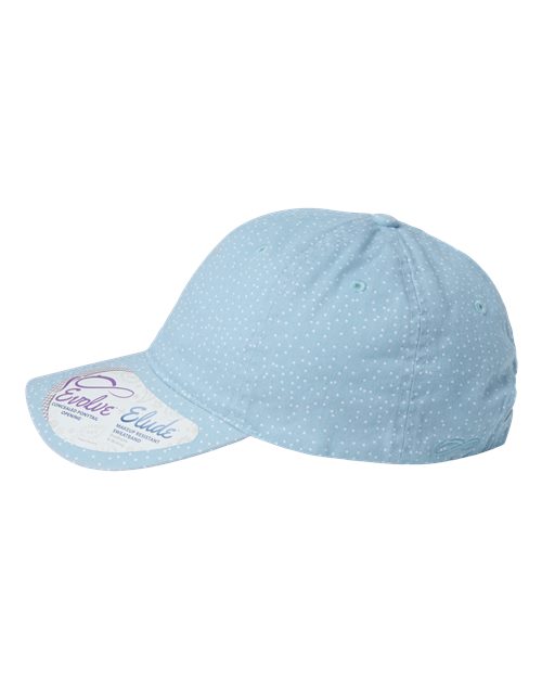Women's Garment-Washed Fashion Print Cap | USA Decoration