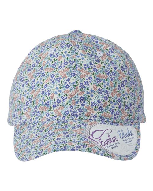 Women's Garment-Washed Fashion Print Cap | USA Decoration