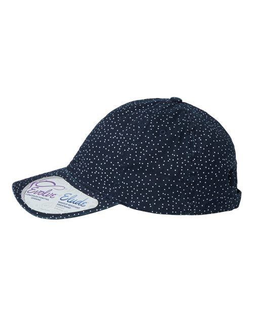 Women's Garment-Washed Fashion Print Cap | USA Decoration