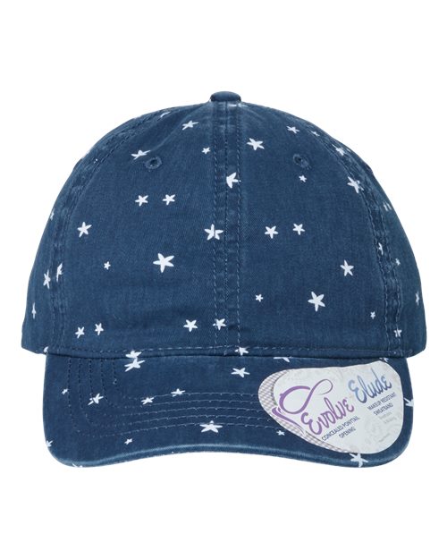 Women's Garment-Washed Fashion Print Cap | USA Decoration
