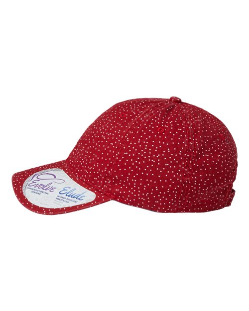 Women's Garment-Washed Fashion Print Cap | USA Decoration
