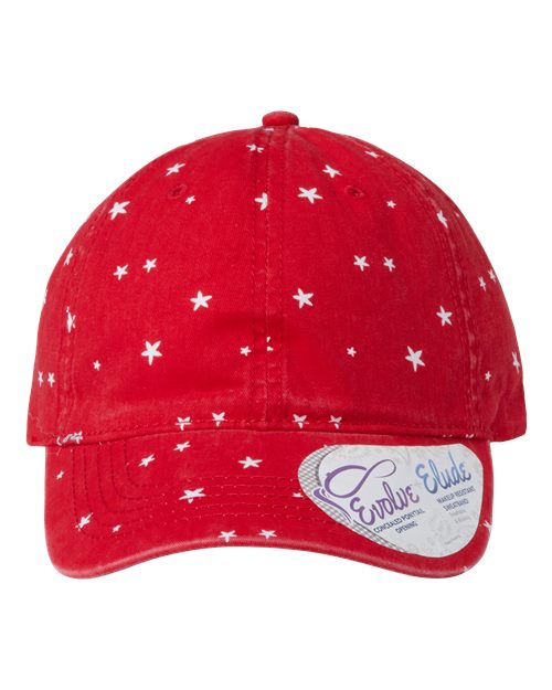 Women's Garment-Washed Fashion Print Cap | USA Decoration