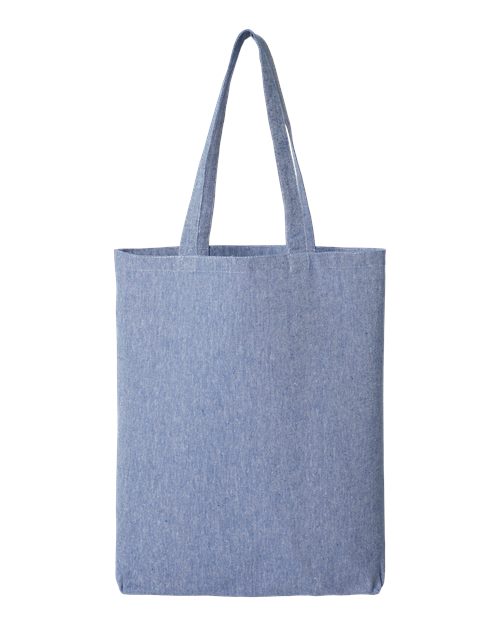 Midweight Recycled Gusseted Tote | Eco-Friendly 75/25 Cotton/Poly Canvas | USA Decoration