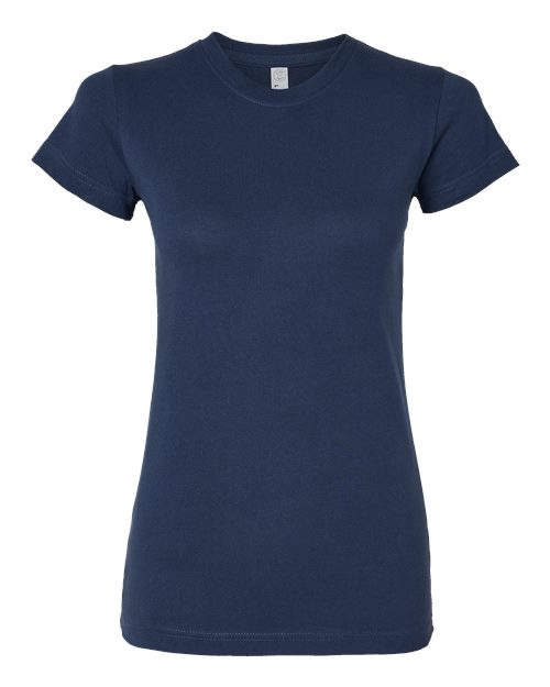 Women's Fitted Fine Jersey Tee | USA Decoration