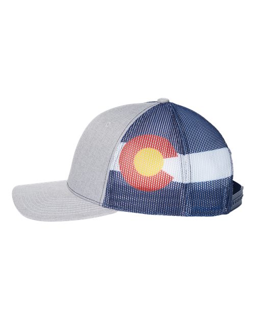 Printed Mesh Trucker Cap | USA Decoration