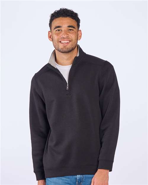 Fleece Quarter-Zip Pullover | USA Decoration