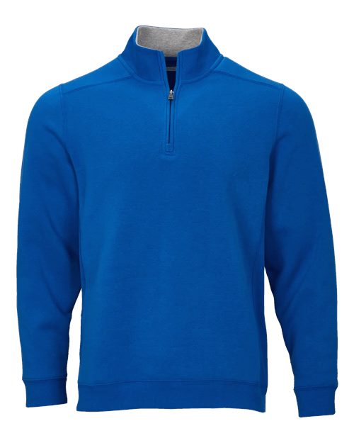 Fleece Quarter-Zip Pullover | USA Decoration
