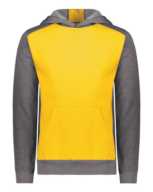 Youth Eco Revive™ Three-Season Triblend Fleece Hooded Sweatshirt | USA Decoration