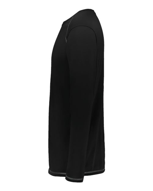 Super Soft-Spun Poly Long Sleeve T-Shirt | USA Decoration