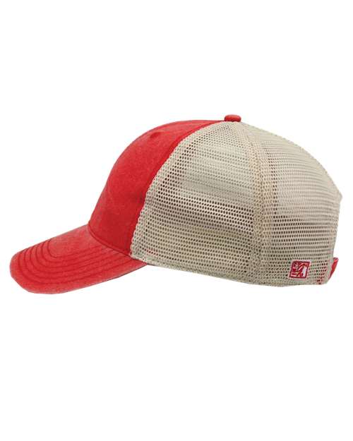 Pigment-Dyed Trucker Cap | USA Decoration