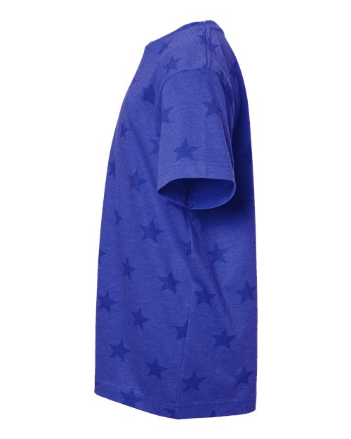 Youth Star Print Tee | USA Decoration