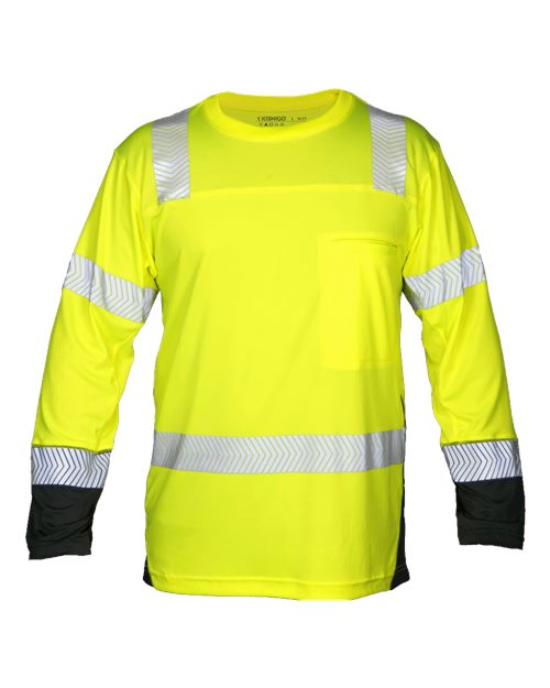 Premium Black Series® Cool Touch Class 2 Long Sleeve T-Shirt | USA Decoration