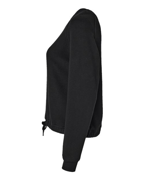 Women's Relaxed 3-End Boxy Fleece Crewneck Sweatshirt | USA Decoration