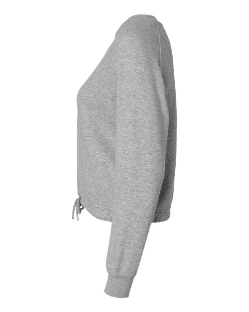 Women's Relaxed 3-End Boxy Fleece Crewneck Sweatshirt | USA Decoration