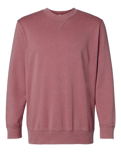 Vintage Wash Fleece Crewneck Sweatshirt | USA Decoration