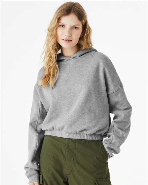 FWD Fashion Women's Sponge Fleece Cinched Bottom Hoodie | USA Decoration