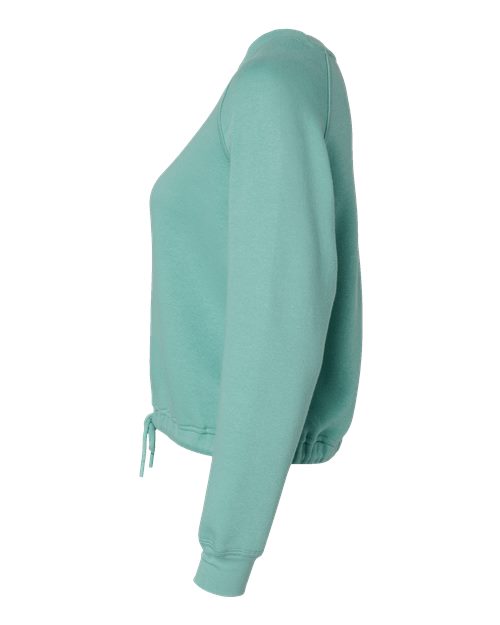 Women's Relaxed 3-End Boxy Fleece Crewneck Sweatshirt | USA Decoration