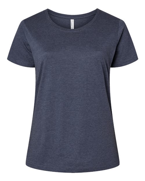 Curvy Collection Women's Fine Jersey Tee | USA Decoration