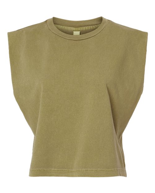 Garment-Dyed Women's Heavyweight Muscle Tee | USA Decoration®