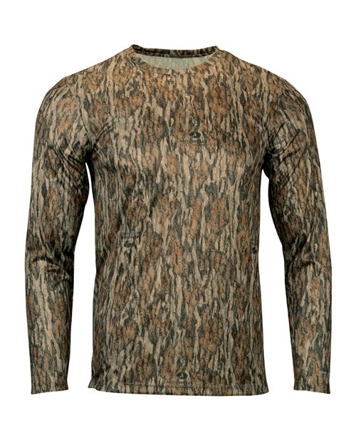 Oxford Performance Camo Print Long Sleeve T-Shirt | USA Decoration