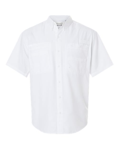Hatteras Performance Short Sleeve Fishing Shirt | USA Decoration