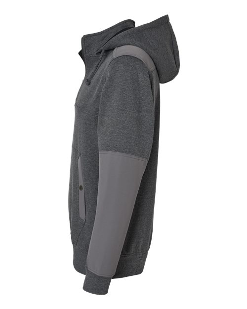 Mission Quarter-Zip Hooded Pullover | USA Decoration