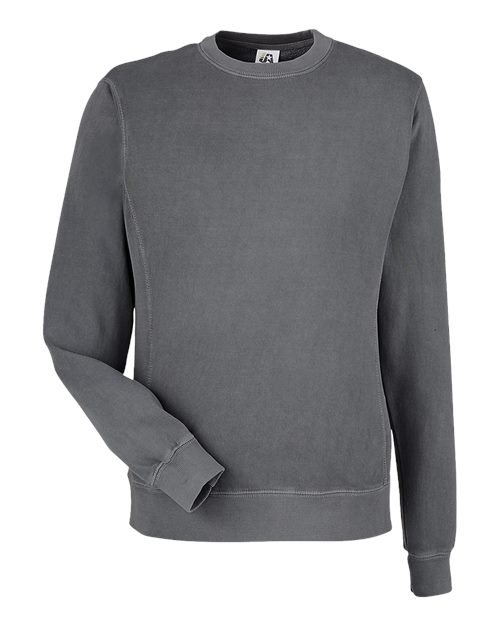 Pigment-Dyed Fleece Crewneck Sweatshirt | USA Decoration